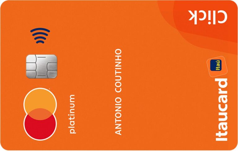 Cartão Itaú Click Platinum: Limite alto, sem anuidade e benefícios de sobra