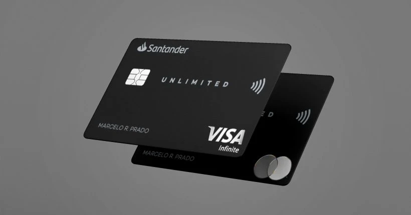Santander Unlimited em 2026: vale a pena ter a dupla Visa Infinite e Mastercard Black?